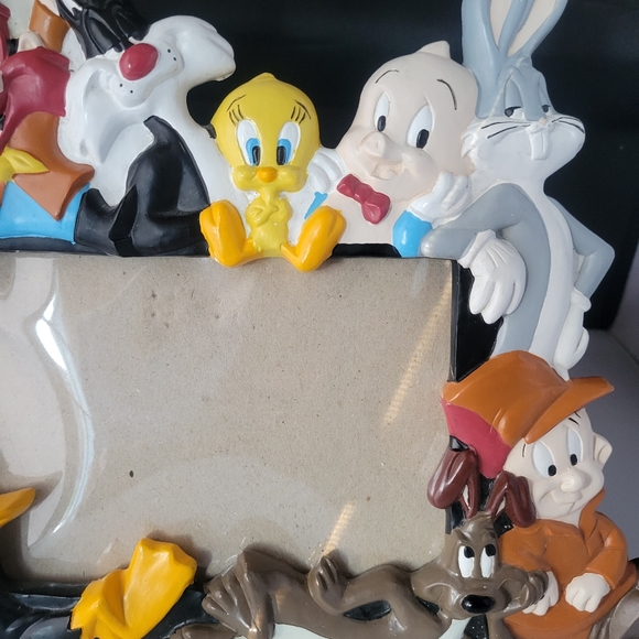 Vintage LOONEY TUNES WARNER BROS 3-D Cartoon Characters Picture Frame - Picture 9 of 10